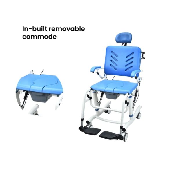 Reclining Wheelchair Commode - Image 13