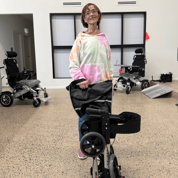 Lightweight Double Folding Rollator/Walker - Image 3