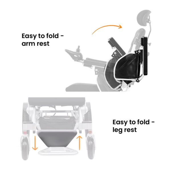 Fully Automatic Reclining Power Wheelchair - Image 7