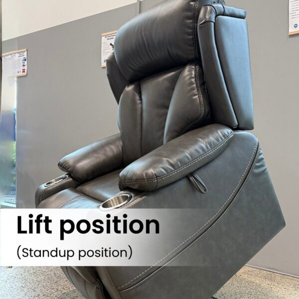 Adjustable Headrest And Lumbar Support Recliner - Image 5