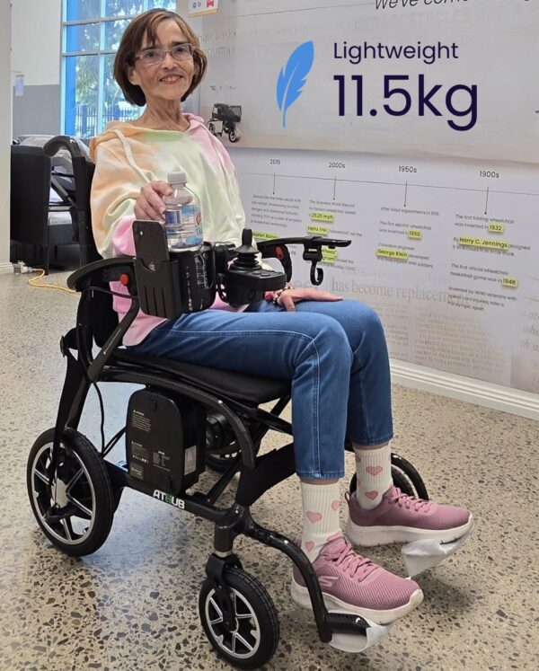 Lightweight Carbon Fibre Power Wheelchair - Image 2