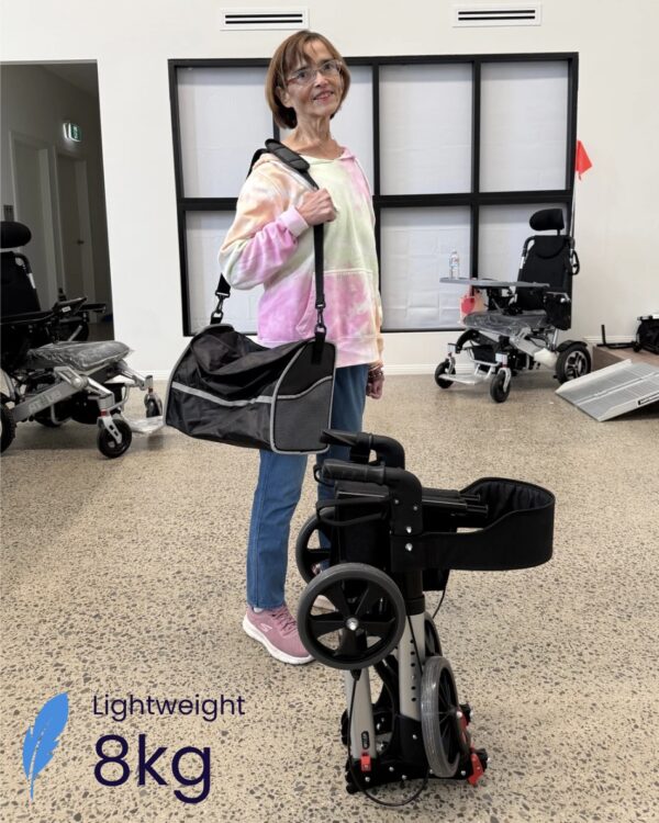 Lightweight Double Folding Rollator/Walker - Image 5