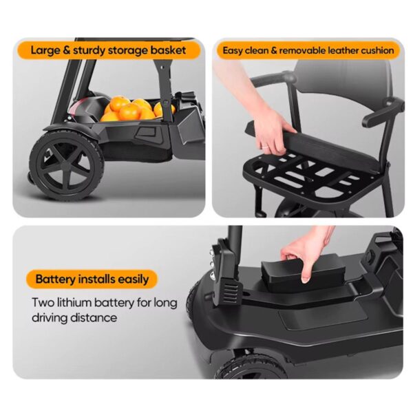 Lightweight Foldable Mobility Scooter - Image 8