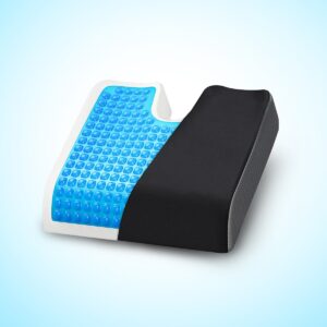 CoolRelief Gel Memory Foam Seat Cushion