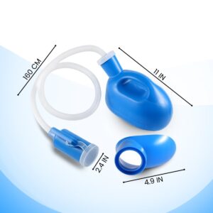 Portable Reusable Urinal Bottle 2L | Leak-Proof Travel Pee Bottle with Male & Female Adapter